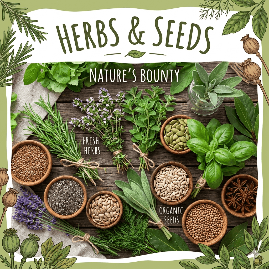 Herbs and Seeds