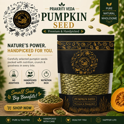 Pumpkin Seeds | 100gm | Boosts Heart Health | Weight Management