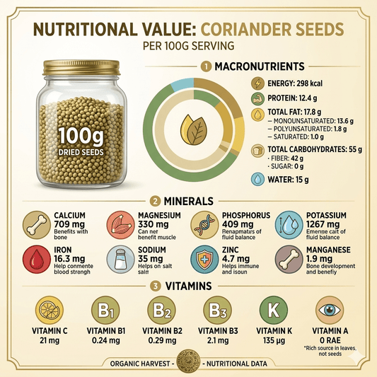 Prakritiveda Coriander Seeds | Whole | 1 KG | 100% Natural